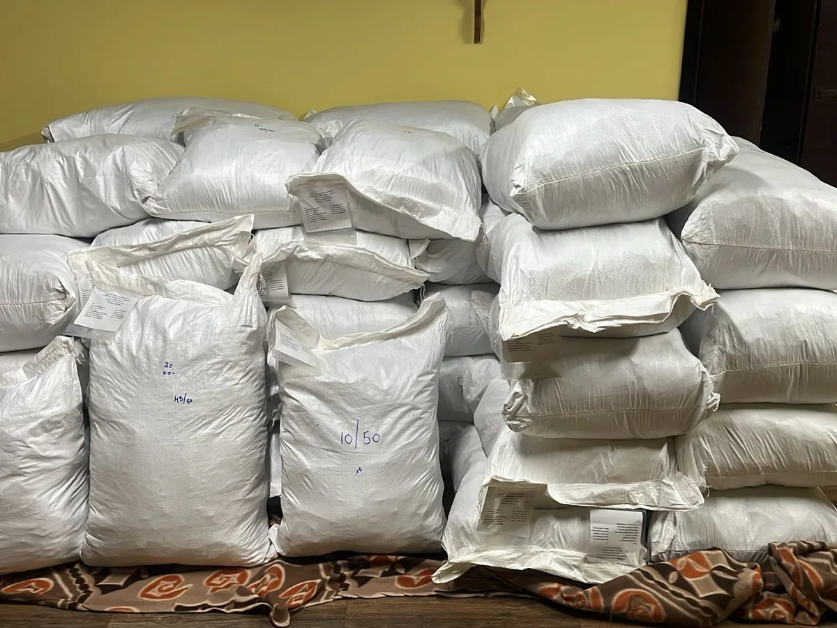 Sealed bulk cardamom bags for export